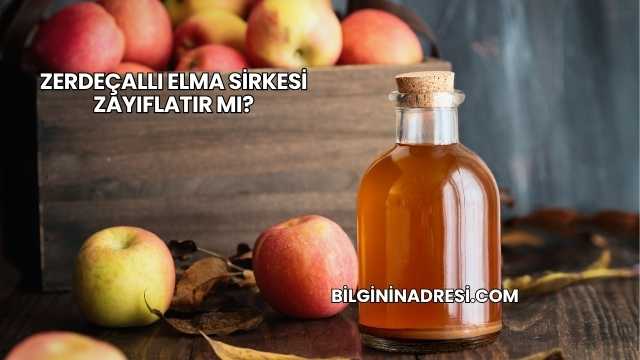Zerdeçallı Elma Sirkesi Zayıflatır mı?